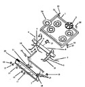 Diagram for 08 - Top & Top Burner Assy (with Spark)