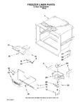 Diagram for 03 - Freezer Liner Parts