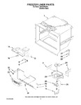 Diagram for 03 - Freezer Liner Parts