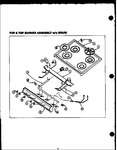 Diagram for 06 - Top & Top Burner Assy W/o Spark