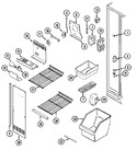 Diagram for 01 - Freezer Compartment