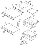 Diagram for 11 - Shelves & Accessories