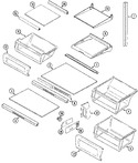 Diagram for 13 - Shelves & Accessories