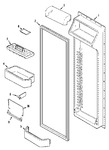 Diagram for 07 - Fresh Food Inner Door (bisque)