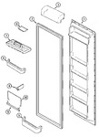 Diagram for 06 - Fresh Food Inner Door (bisque)