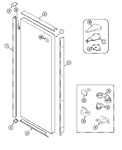 Diagram for 08 - Fresh Food Outer Door (gs2727eed1/3/5)