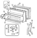 Diagram for 02 - Freezer Door