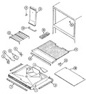 Diagram for 01 - Freezer Compartment