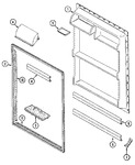 Diagram for 05 - Fresh Food Inner Door