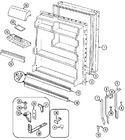 Diagram for 03 - Fresh Food Door