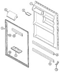 Diagram for 05 - Fresh Food Inner Door