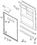 Diagram for 05 - Fresh Food Inner Door