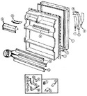 Diagram for 04 - Fresh Food Door