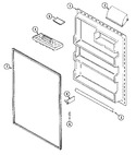 Diagram for 06 - Fresh Food Inner Door