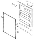 Diagram for 06 - Fresh Food Inner Door