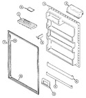 Diagram for 06 - Fresh Food Inner Door