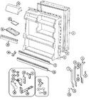 Diagram for 03 - Fresh Food Door