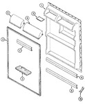 Diagram for 05 - Fresh Food Inner Door