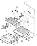 Diagram for 01 - Freezer Compartment