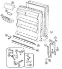 Diagram for 03 - Fresh Food Door