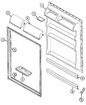 Diagram for 05 - Fresh Food Inner Door