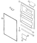 Diagram for 06 - Fresh Food Inner Door