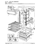 Diagram for 03 - Fresh Food Compartment