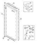 Diagram for 08 - Fresh Food Outer Door