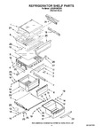 Diagram for 03 - Refrigerator Shelf Parts