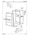 Diagram for 03 - Upright Freezer Door