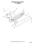 Diagram for 02 - Control Panel Parts