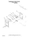 Diagram for 08 - Dispenser Front Parts