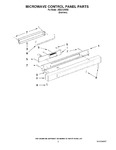 Diagram for 02 - Microwave Control Panel Parts