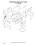 Diagram for 03 - Microwave Oven Cavity Parts