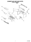 Diagram for 02 - Cabinet And Air Flow Parts