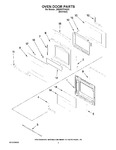 Diagram for 02 - Oven Door Parts