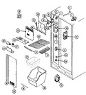 Diagram for 01 - Freezer Compartment