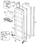 Diagram for 04 - Fresh Food Door