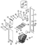 Diagram for 01 - Freezer Compartment