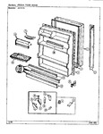 Diagram for 04 - Fresh Food Door (b/m Dj24a)