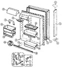 Diagram for 04 - Fresh Food Door