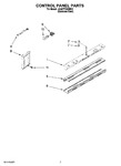 Diagram for 05 - Control Panel Parts