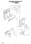 Diagram for 12 - Dispenser Front Parts