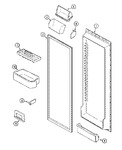 Diagram for 07 - Fresh Food Inner Door