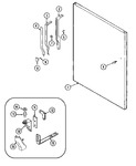 Diagram for 06 - Fresh Food Outer Door