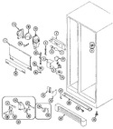 Diagram for 04 - Fresh Food Compartment