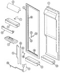 Diagram for 05 - Fresh Food Inner Door