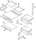 Diagram for 12 - Shelves & Accessories