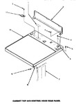 Diagram for 02 - Cabinet Top & Control Hood Rear Panel