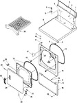 Diagram for 03 - Door And Front, Access, And Top Panels